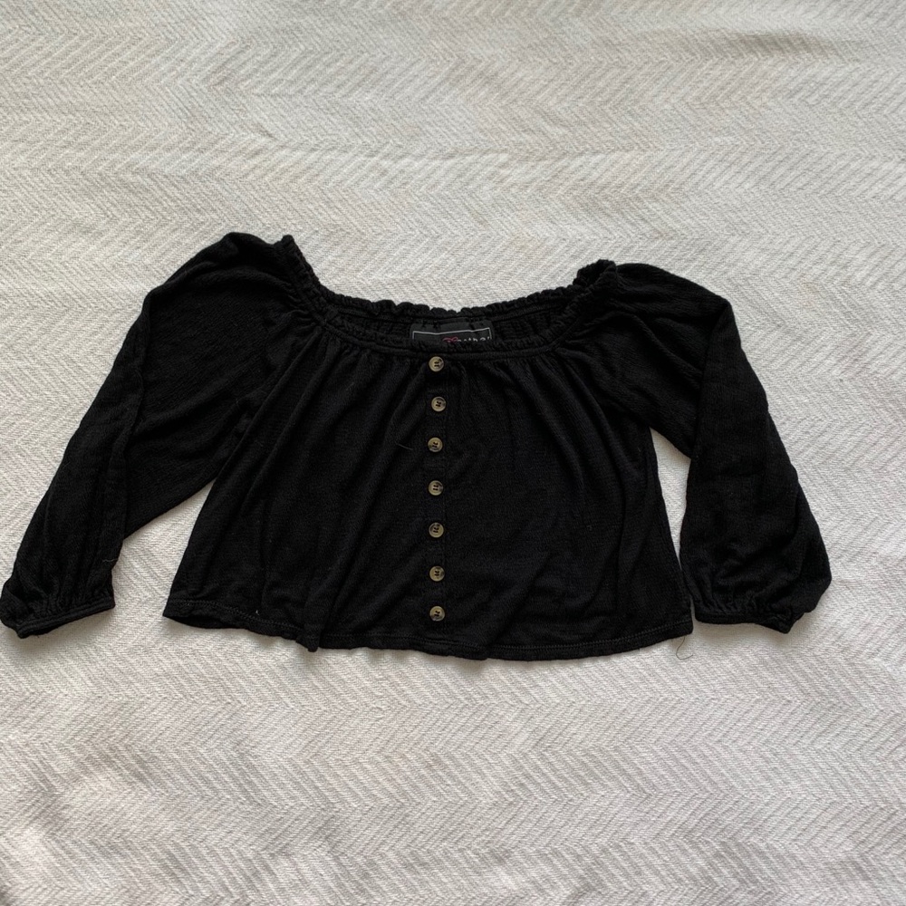 Polly & Esther Light Weight Off The Shoulder Top